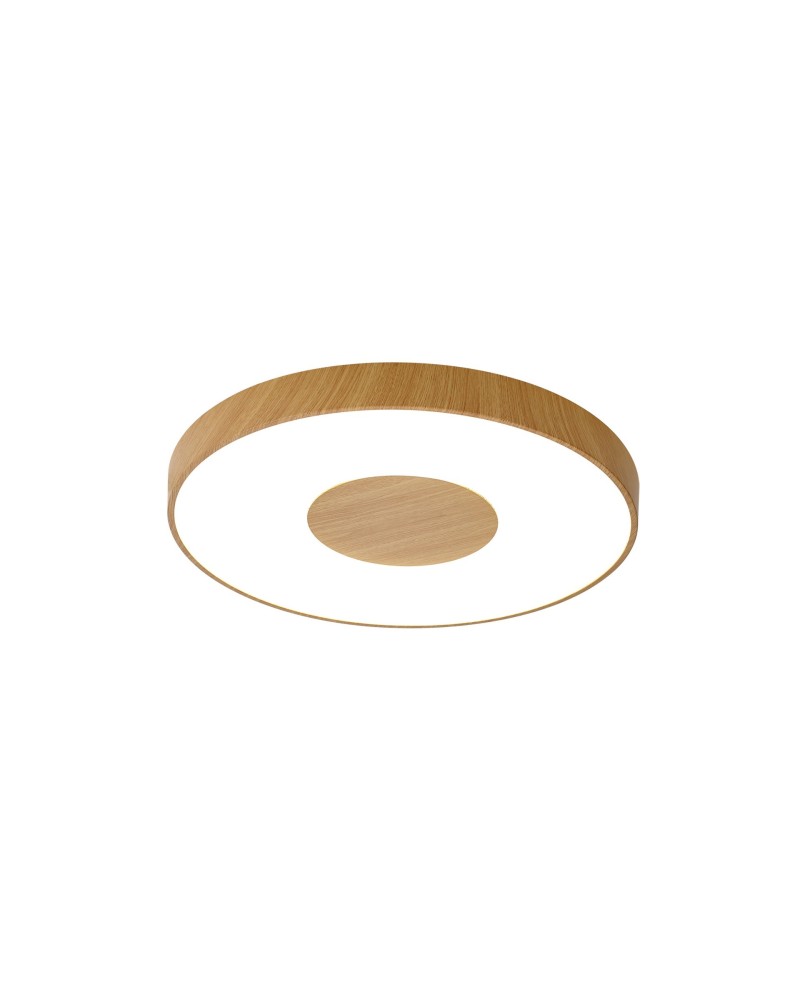 COIN * PLAFÓN REDONDO LED 56W - 2700-5000K - CON MANDO - MADERA